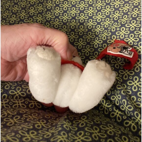 Vtg Teddy Bear San Francisco 49ers Christmas Tree Ornament 36 Merton Hicks - Picture 2 of 6